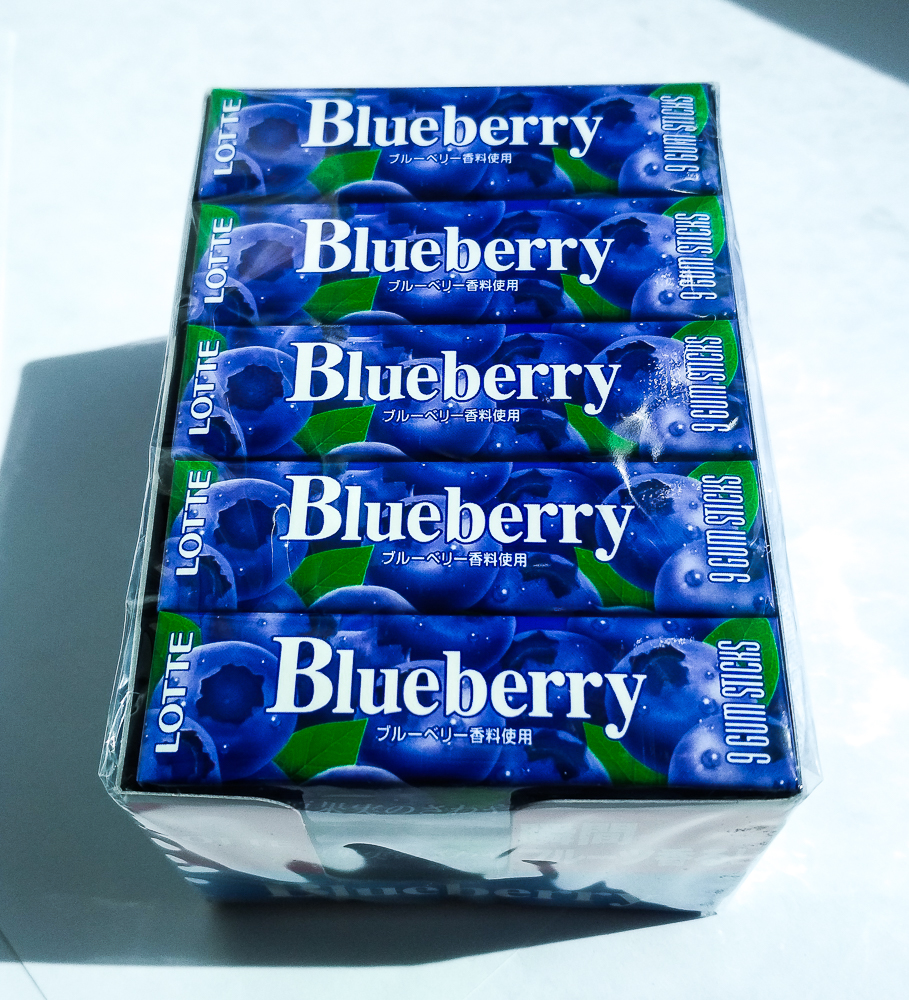 Жевательная резинка
«LOTTE» BLUEBERRY GUM
голубика, блок из 15 уп.*9 пластин