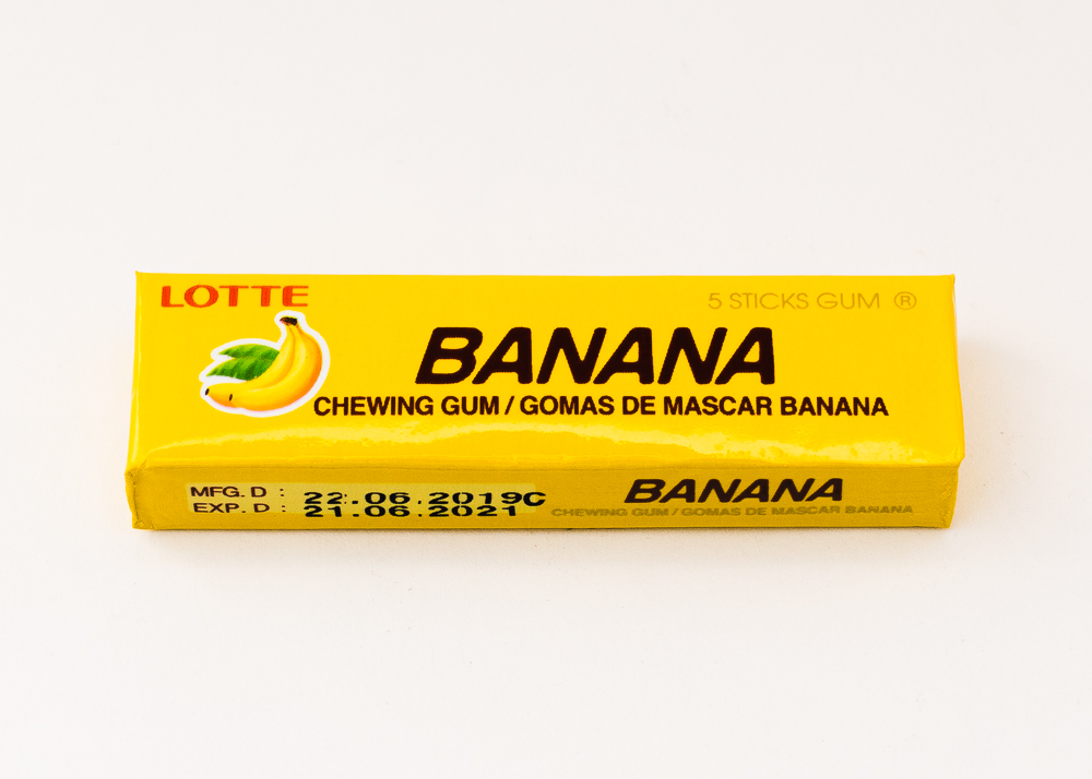 Жевательная резинка «LOTTE» со вкусом банана
упаковка 5 пластин